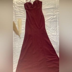 Burgandy sparkly dress